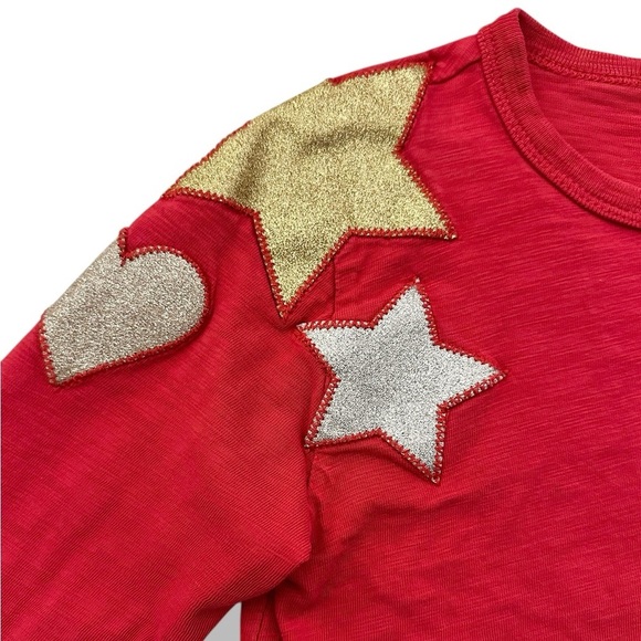 Crewcuts | Metalic Patch Long Sleeve Tee (M) ⭐️🩶 - Picture 4 of 7